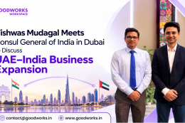 GoodWorks Workspace: Vishwas Mudagal Meets Consul General of India in Dubai to Discuss UAE–India Business Expansion
